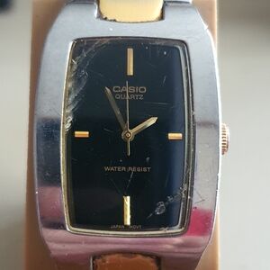 10/$20 Casio MTP-1165 Silver/Goldtone Stainless Steel Men's Watch